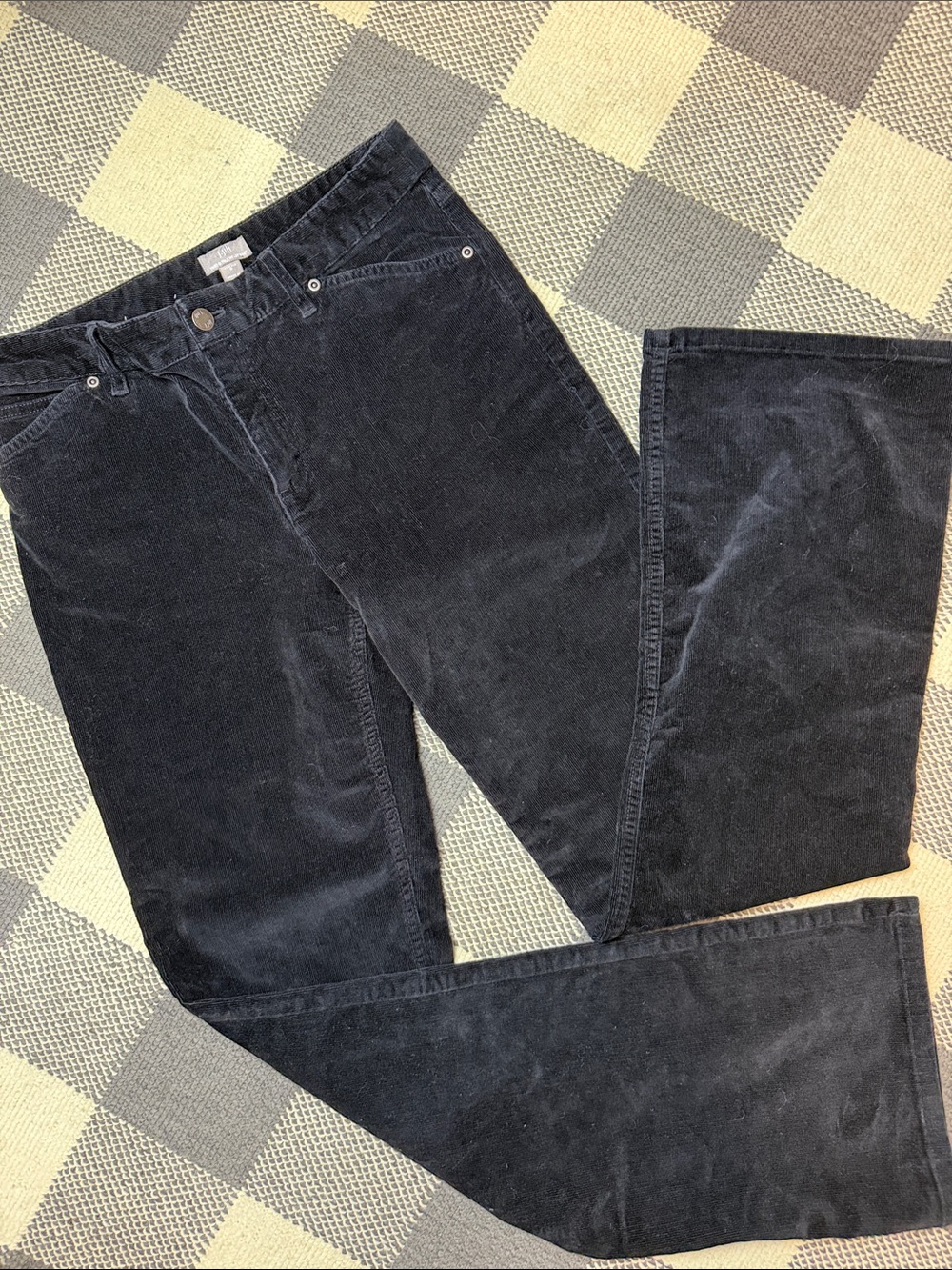 J Jill Stretch Corduroy pants black 6